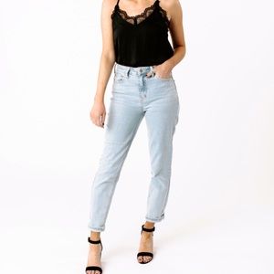 “Nelly Mom” Jeans- Royal and Reece